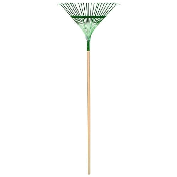 Leaf Rake, 22 in Steel Blade, 48 in Hardwood Handle (1 EA)