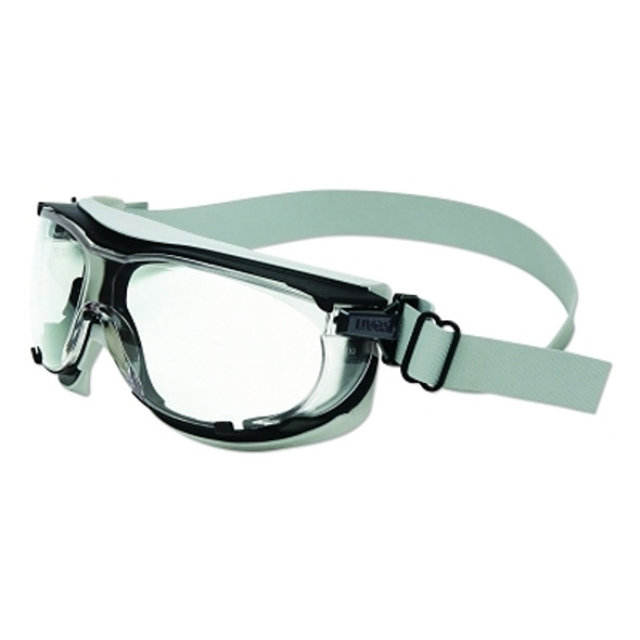 Carbonvision Safety Goggle, Clear Lens, Black/Gray Frame, Dura-Streme, Neoprene (1 EA / PR)