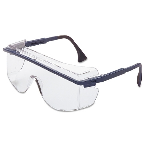 Astrospec OTG 3001 Eyewear, Clear Lens, Polycarbonate, Uvextreme AF, Blue Frame (10 EA / BOX)