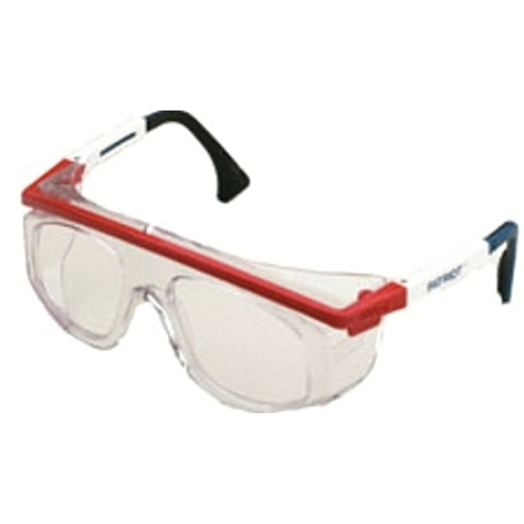 Astrospec Rx 3000 Eyewear, Clear Lens, Blue/Red/White Frame (10 EA / BX)