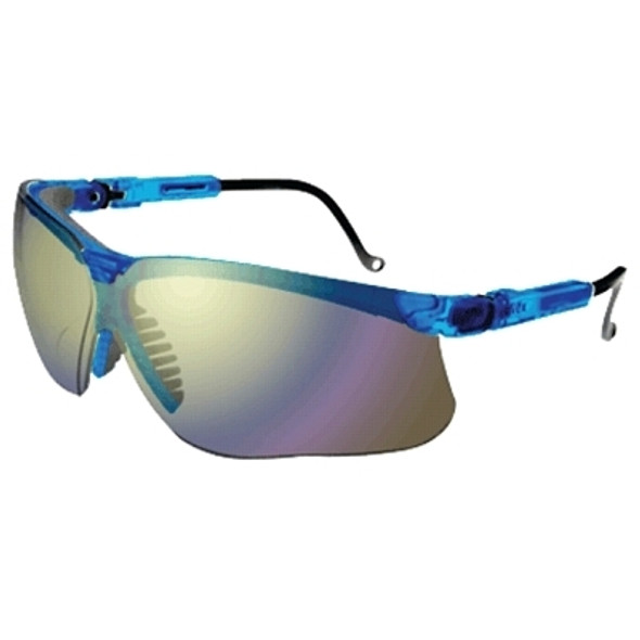 Genesis Eyewear, Mirror Lens, Polycarbonate, Ultra-dura, Blue Vapor Frame (10 EA / BOX)