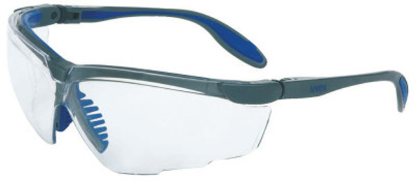 Genesis X2 Eyewear, Clear Lens, Dura-Streme, Black/Yellow Frame (10 EA / BX)