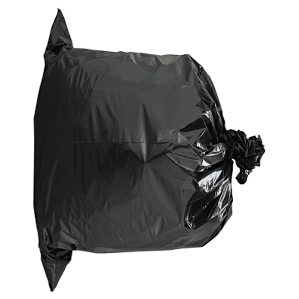 Warp Brothers FLEX-O-BAG Trash Can Liners and Contractor Bags, 33 gal, 1.5 mil, 33 in X 40 in, Black, High Count Industrial Liner (100 EA / BX)