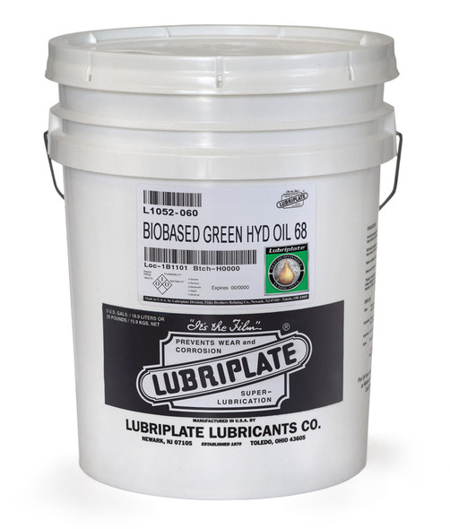 Lubriplate BIOBASED HYD OIL 68, Biodegraddable hydraulic fluid, ISO68