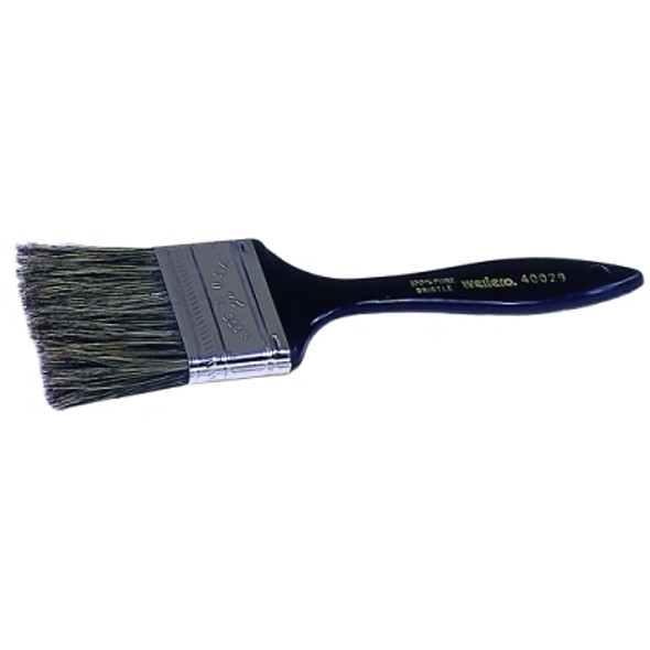 Weiler Chip & Oil Brush, 5/16 in Thick, 2 in Wide, Gray China Bristles, Plastic Handle (1 EA / EA)