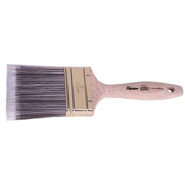 Weiler Wall Paint Brushes, 3 in trim, Wood handle, 3" wide (6 EA / CTN)