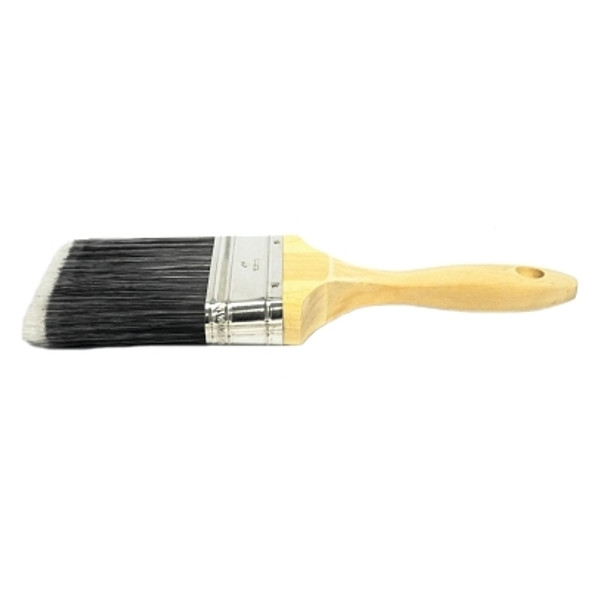 Weiler Wall Paint Brushes, 1 in thick, 3 in trim, Poly/Nylon, Wood handle, 4" wide (6 EA / CT)