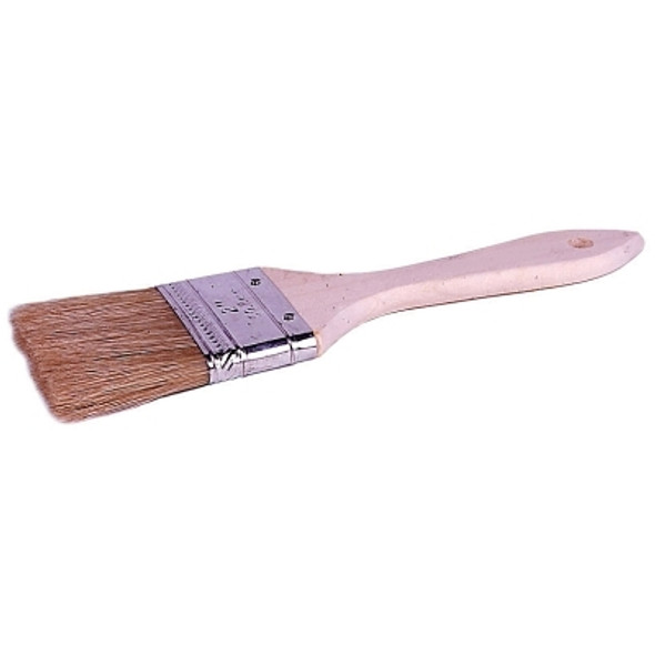 Weiler Economy Chip and Oil Brushes, 1/2" wide, 1 3/4" trim, White Bristle, Wood handle (1 EA / EA)