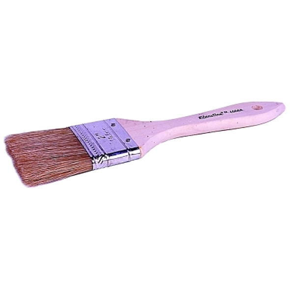 Weiler Economy Chip and Oil Brush, 2 in Wide, 1-1/2 in Trim, White Bristle, Wood Handle (1 EA / EA)
