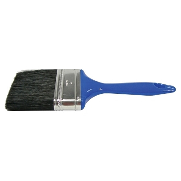 Weiler Varnish Brushes, 4" wide, 2 3/4" trim, Black Bristle/Tin Ferrule, Plastic handle (12 EA / PK)