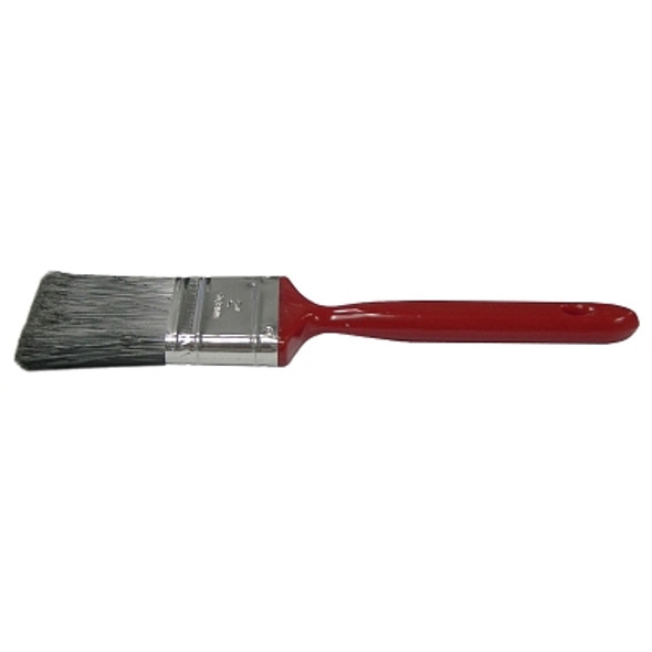 Weiler Varnish Brush, 7/16 in Thick, 2 in Wide, Black Poly, Red Plastic Handle (12 EA / CTN)