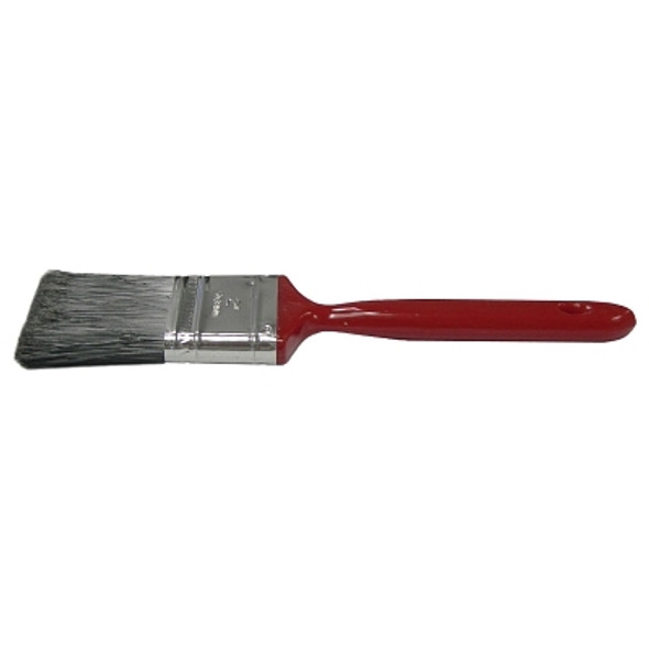 Weiler Varnish Brush, 11/16 in Thick, 4 in Wide, Black Poly, Red Plastic Handle (12 EA / CTN)