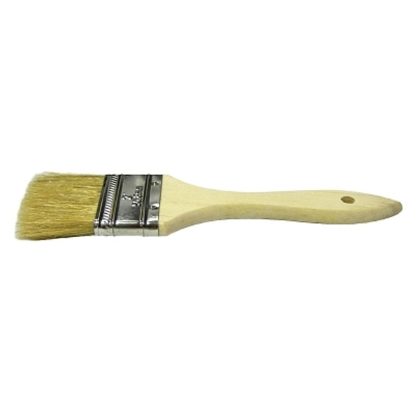 Weiler Chip & Oil Brushes, 2 1/2 in wide, 1 1/2 in trim, White China, Wood handle (12 EA / PK)