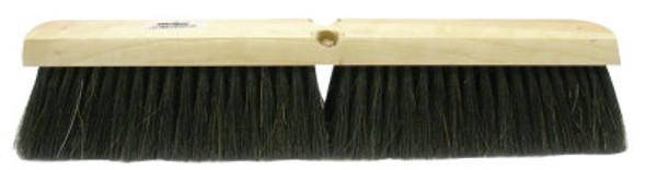 Weiler Medium Sweeps, 18 in Hardwood Block, 3 in Trim L, Black Tampico/Horsehair Border (1 EA / EA)