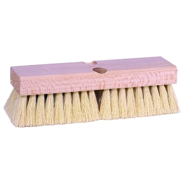 Weiler Deck Scrub Brushes, 10 in Hardwood Block, 2 in Trim, Tampico Fill (1 EA / EA)