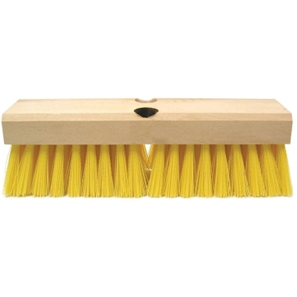 Weiler Deck Scrub Brush, 10 in Hardwood Block, 2 in Trim, Polypropylene Fill (1 EA / EA)