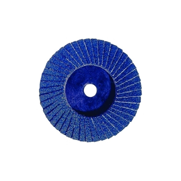 Weiler Big Cat High Density Angled Style Flap Discs, 3 in, 60 Grit, 20,000 rpm (1 EA / EA)