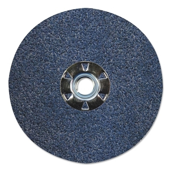 Weiler Tiger Resin Fiber Discs, 5 in Dia, 5/8 Arbor, 50 Grit, Zirconia (25 EA / BX)