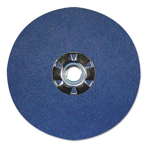 Weiler Tiger Resin Fiber Discs, 5 in Dia, 5/8 Arbor, 60 Grit, Zirconia (25 EA / BX)