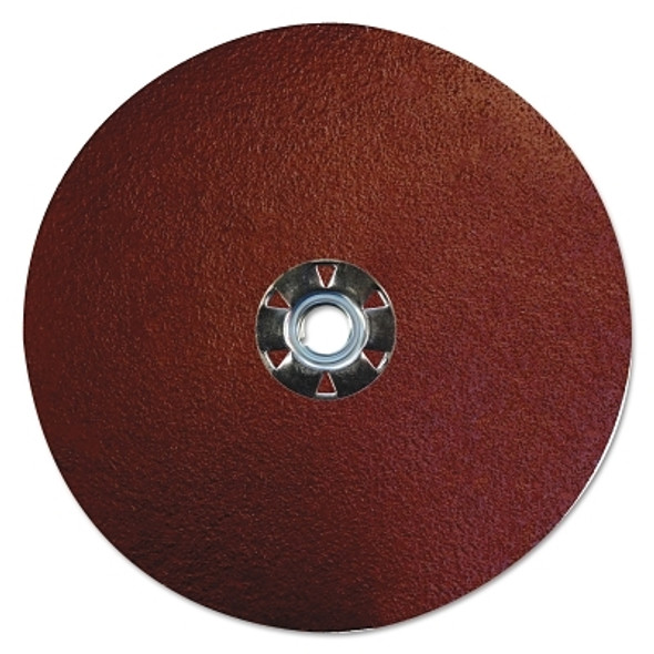 Weiler Tiger Aluminum Resin Fiber Discs, 7 in Dia, 5/8 Arbor, 80 Grit, Aluminum Oxide (25 EA / BX)