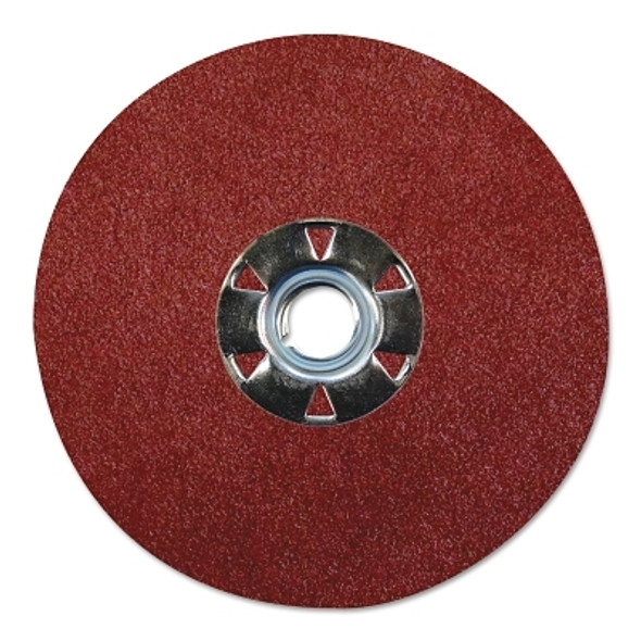 Weiler Wolverine Resin Fiber Discs, 5 in Dia, 5/8 Arbor, 100 Grit, Aluminum Oxide (25 EA / BX)