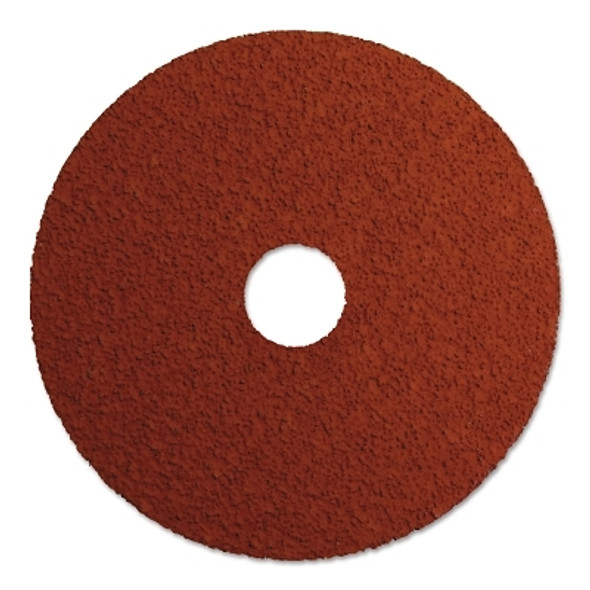 Weiler Tiger Ceramic Resin Fiber Discs, 4 1/2 in Dia, 7/8 in Arbor, 36 Grit, 25/Box (25 EA / BX)