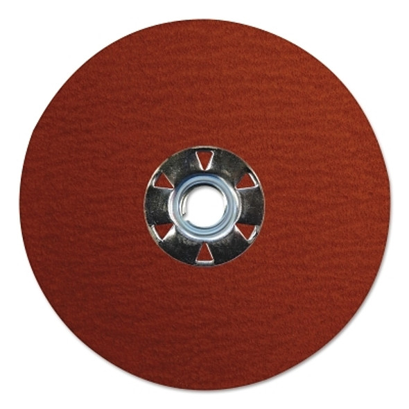 Weiler Tiger Ceramic Resin Fiber Discs, 5 in Dia, 5/8 Arbor, 60 Grit, Ceramic (25 EA / BX)