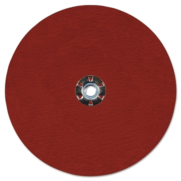 Weiler Tiger Ceramic Resin Fiber Discs, 9 in Dia, 5/8 Arbor, 80 Grit, Ceramic (25 EA / BX)