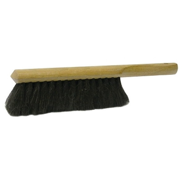 Weiler Counter Duster, 8 in Hardwood Block, 2 1/2 in Trim, Black Horsehair/Fiber (12 EA / PK)