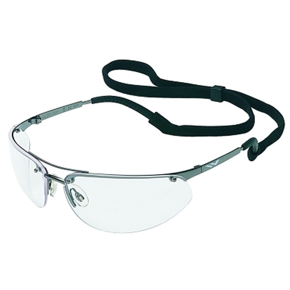 Fuse Eyewear, Clear Lens, Polycarbonate, Hard Coat, Gunmetal Frame, Metal (1 PR / PR)