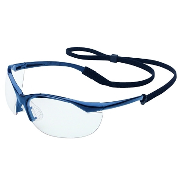 Vapor Eyewear, TSR Gray Lens, Polycarbonate, Fog-Ban Anti-Foglic Blue Frame (10 PR / BX)