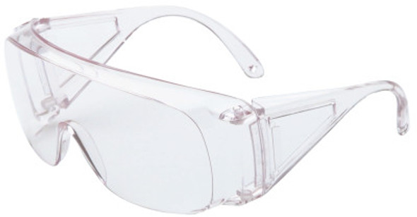 Polysafe Eyewear, Clear Lens, Polycarbonate, Anti-Scratch, Clear Frame (72 EA / CA)