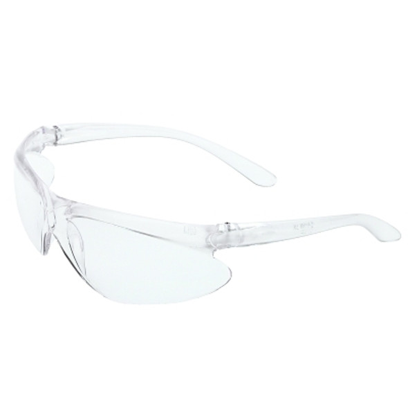 A400 Series Eyewear, Clear Lens, Polycarbonate, Hard Coat, Clear Frame (1 EA)