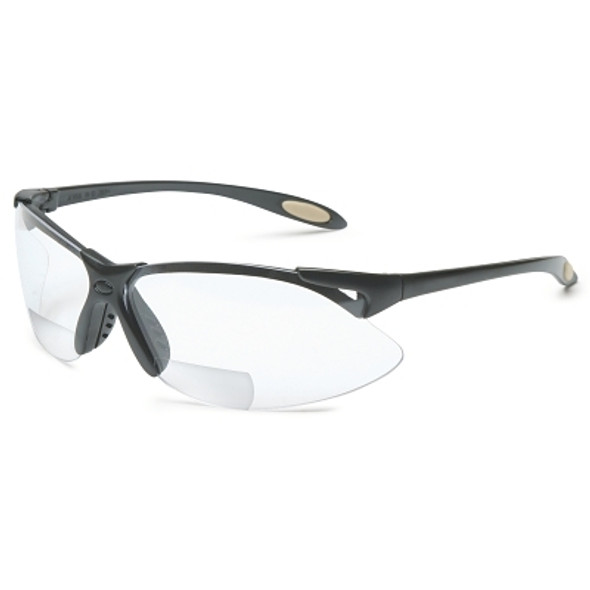 A900 Series Reader Magnifier Eyewear, Clear Lens, Hard Coat, Black Frame (1 EA)
