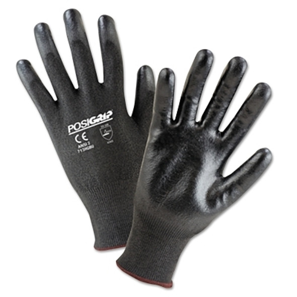 713HGBU Palm Coated HPPE Gloves, Medium, Black (12 PR / DZ)