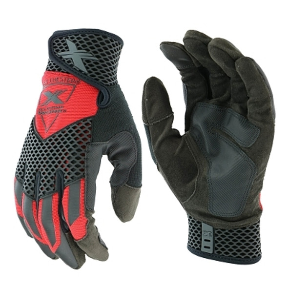 Extreme Work Knuckle Knox Gloves, Synthetic Leather, X-Large, Black (1 PR / PR)