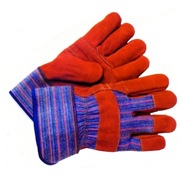 Work Gloves, Large, Cowhide, Blue (1 PR / PR)