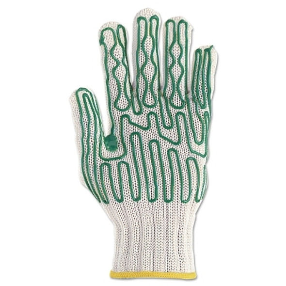 Whizard Heavy-Duty Slipguard Cut-Resistant Gloves, Small, White/Green Pattern (1 PC / PC)