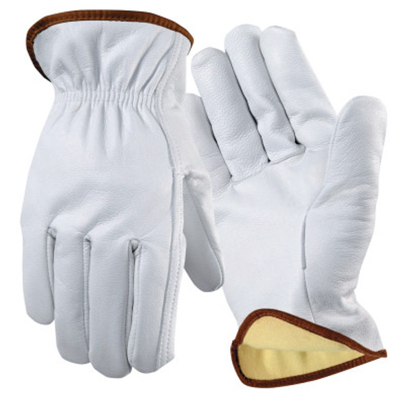 Grain Goatskin/Kevlar Driver Gloves, Large, Brown (12 PR / DZ)
