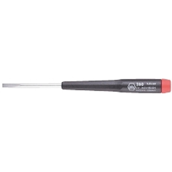 Slotted Precision Screwdrivers, 1/8 in, 8.27 in Overall L (1 EA)