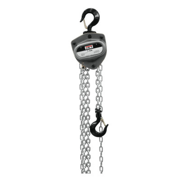 JPW Industries L100 Hand Chain Hoist, 10 Tons Capacity, 20 ft Lifting Height, 4 Falls, 79 lbf (1 EA/EA)