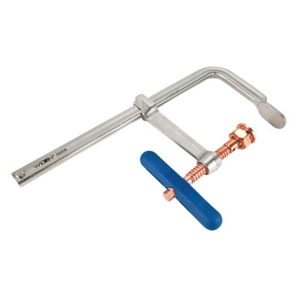 JPW Industries Light Duty Copper F-Clamps, 24", 7"; 4 3/4" Throat, 4,800 lb; 2,000 lb Load Cap. (1 EA/BG)