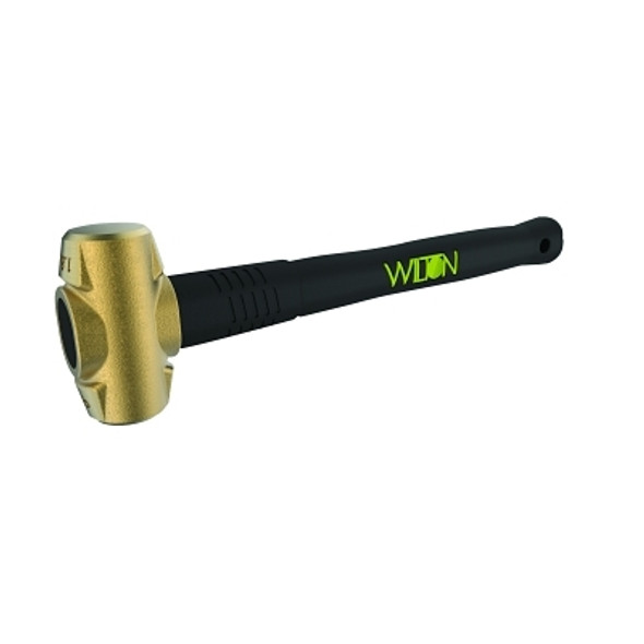 B.A.S.H Unbreakable Handle Brass Sledge Hammers, 16 in, 4 lb, Unbreakable Handle (1 EA)