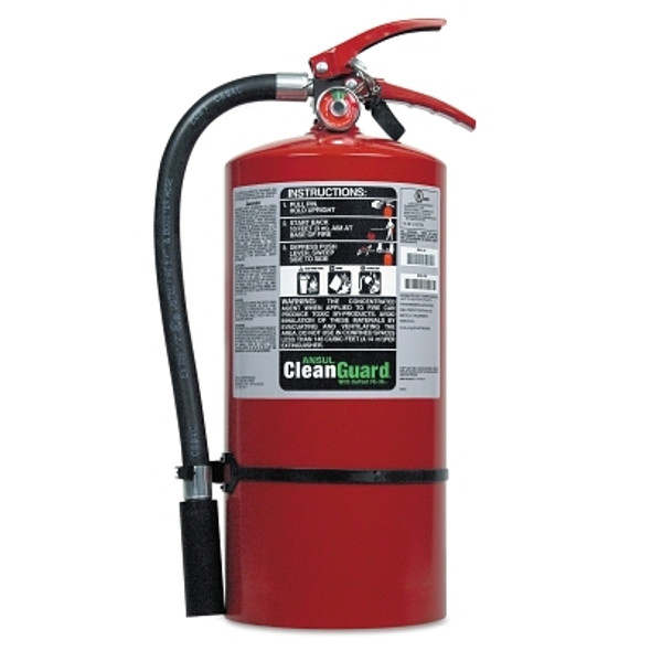 CLEANGUARD Clean Agent Hand Portable Extinguisher, 9 lb (1 EA)