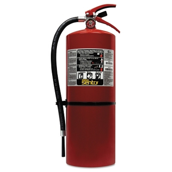 SENTRY Dry Chemical Hand Portable Extinguishers, Class ABC Fires, 20 lb Cap. Wt. (1 EA)