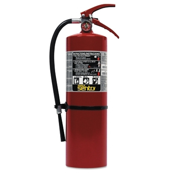 SENTRY Dry Chemical Hand Portable Extinguisher, Class ABC TAL, 10lb Cap. Wt. (1 EA)