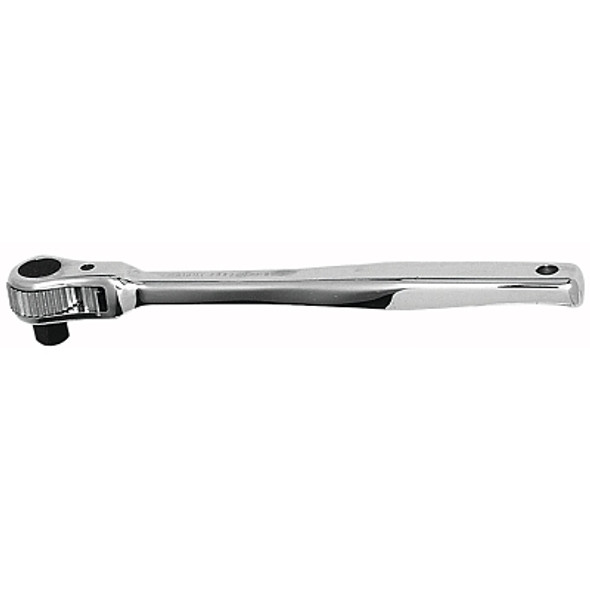 1/2 in Drive Ratchets, Single Pawl, Open Pear, 10 1/2 in, Chrome, Contour Handle (1 EA)