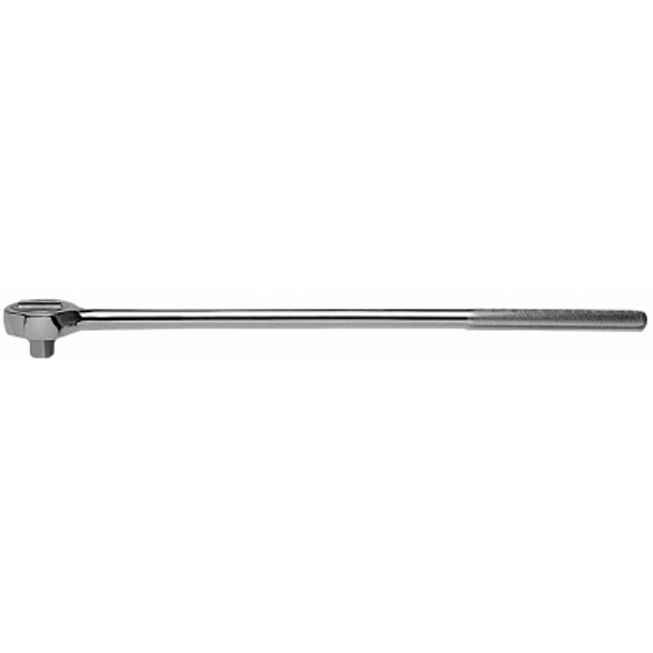 3/4 in Drive Ratchets, Round, 24 in, Chrome (1 EA)