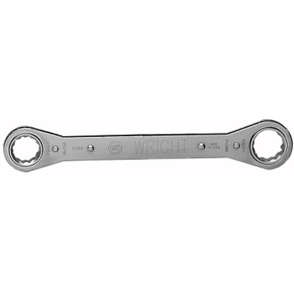 Wright Tool 12 Point Ratcheting Box Wrench, 1/4-in x 5/16-in, 4-1/4-in L (1 EA / EA)