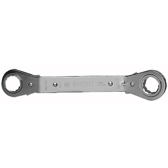 Wright Tool 12 Point Reversible Offset Ratcheting Box Wrench, 1/4-in x 5/16-in, 25° Box Side Angle (1 EA / EA)